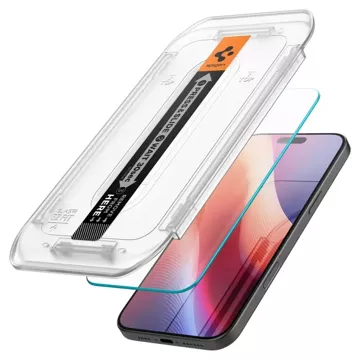 Szkło Hartowane Spigen Glas.Tr ”Ez Fit” do iPhone 16 Pro Clear