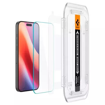 Szkło Hartowane Spigen Glas.Tr ”Ez Fit” do iPhone 16 Pro Clear