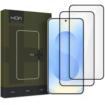 Szkło Hartowane do Samsung Galaxy S25 Hofi Glass Pro+ 2-Pack Black 9H