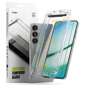 Szkło Hartowane do Samsung Galaxy S25 Plus Ringke Easy Slide 2-Pack Clear 9H