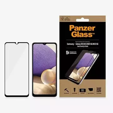 Szkło PanzerGlass E2E Regular do Samsung A12/A23/ M23 56/M33 5G Case Friendly czarny/black