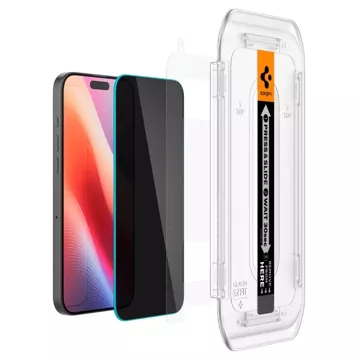 Szkło Prywatyzujące Spigen Glas.Tr ”Ez Fit” 2-Pack do Iphone 16 Pro Max Privacy