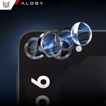 Szkło do Samsung Galaxy Z Flip 6 nakładka na aparat obiektyw obiektywy aparatu Alogy Lens Protector PRO+ osłona ochronna