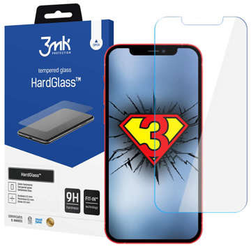 Szkło hartowane 3mk HardGlass 9H do Apple iPhone 13/ 13 Pro/ 14