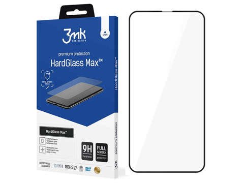 Szkło hartowane 3mk HardGlass Max do Apple iPhone 13 Pro Max Black