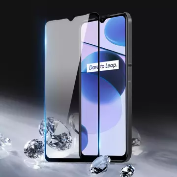 Szkło hartowane 9H Dux Ducis 9D Tempered Glass wytrzymałe na cały ekran z ramką do Realme C35 czarny (case friendly)