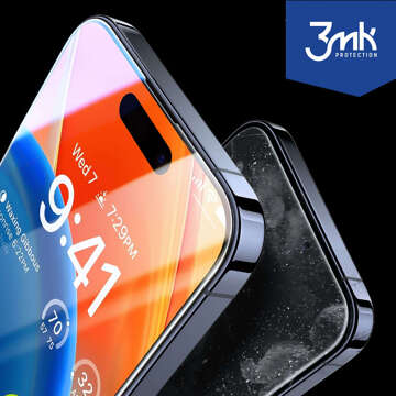 Szkło hartowane 9H do iPhone 15 / 16 3mk HardGlass na ekran