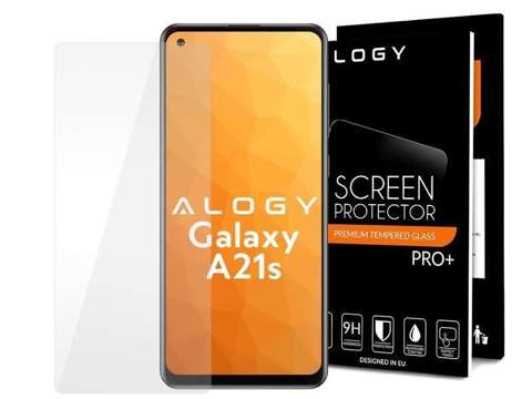 Szkło hartowane Alogy na ekran do Samsung Galaxy A21s + Szkło na obiektyw