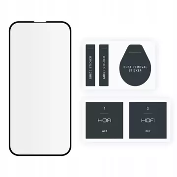 Szkło hartowane Hofi Glass Pro+ ochrona na ekran urządzenia do Apple iPhone 13 / 13 Pro / 16e Black