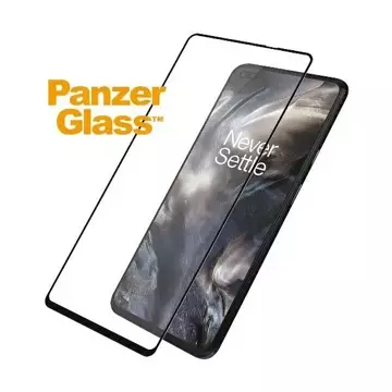 Szkło hartowane PanzerGlass E2E Super+ do OnePlus Nord Case Friendly czarny/black