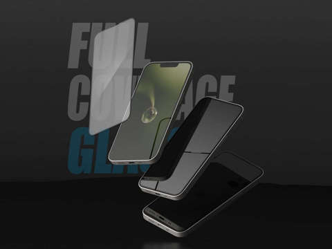 Szkło hartowane Ringke ID FC Glass do Apple iPhone 13 Pro Max/ 14 Plus Black