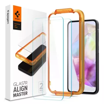 Szkło hartowane Spigen Alm Glas.tR 2-pack do Samsung Galaxy A35 5G Clear