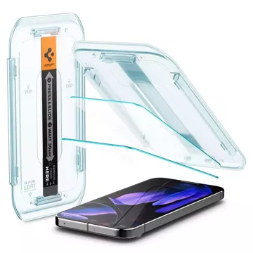 Szkło hartowane Spigen Glas.Tr ”EZ FIT” 2-Pack do Google Pixel 9 Pro XL Clear