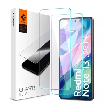 Szkło hartowane Spigen Glas.tR Slim 2-pack do Xiaomi Redmi Note 13 5G Clear