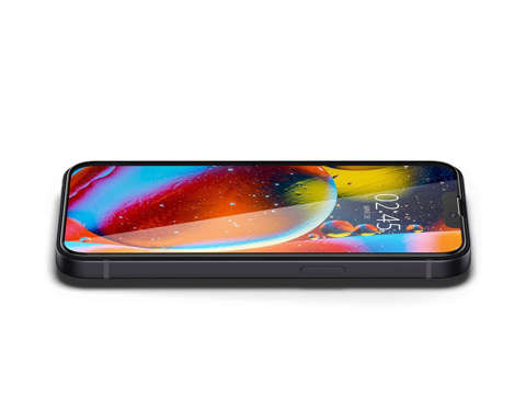 Szkło hartowane Spigen Glas.tR Slim FC do etui do Apple iPhone 13 Mini Black