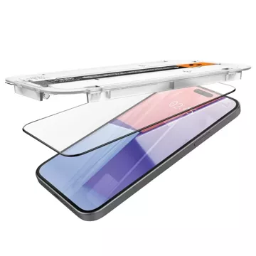 Szkło hartowane Spigen Glas.tT ”Ez Fit” FC 2-pack do Apple iPhone 15 Plus / 16 PlusBlack