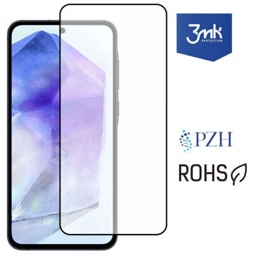 Szkło hartowane do Samsung Galaxy A35/A55 5G 3mk HardGlass Max Lite™ 9H pełne na cały ekran