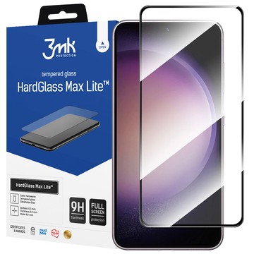 Szkło hartowane do Samsung Galaxy S23 FE 3mk HardGlass Max Lite™ 9H pełne na cały ekran