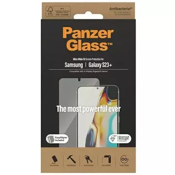 Szkło hartowane do Samsung Galaxy S23+ PanzerGlass Ultra-Wide Fit z aplikatorem