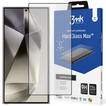 Szkło hartowane do Samsung Galaxy S24 Ultra na ekran 3mk HardGlass Max Black