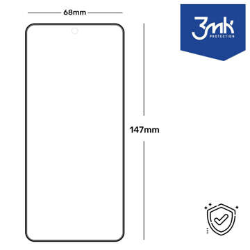 Szkło hartowane do Xiaomi 12/12X 3mk HardGlass Max Lite 9H na cały ekran pełne