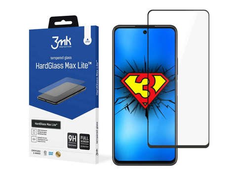 Szkło hartowane na cały ekran 3mk HardGlass Max Lite do P Smart 2021 Black