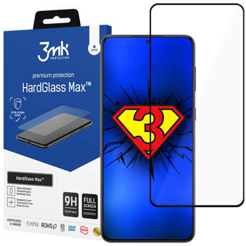 Szkło hartowane na ekran 3mk HardGlass Max FP do Samsung Galaxy S22 Plus Black