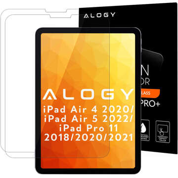 Szkło hartowane x2 Alogy 9H na ekran do iPad Air 4 2020/ iPad Pro 11 2018/ 2020/ 2021