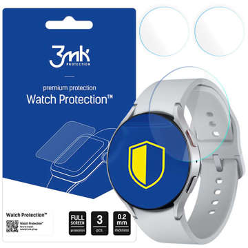 Szkło hybrydowe 3x do Samsung Galaxy Watch 6 44mm 3mk Watch Protection na ekran