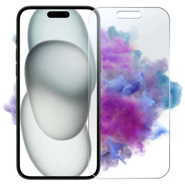 Szkło hybrydowe do Apple iPhone 15 Plus / 16 Plus na ekran Alogy Flexi Glass 9H Case Friendly płaskie na ekran