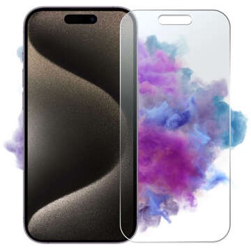 Szkło hybrydowe do Apple iPhone 15 Pro na ekran Alogy Flexi Glass 9H Case Friendly płaskie na ekran