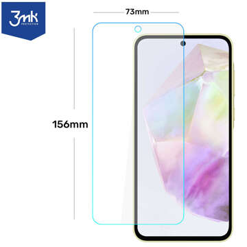 Szkło hybrydowe do Samsung Galaxy A35/A55 5G 3mk Flexible Glass Lite FG FlexibleGlass niepękające na ekran