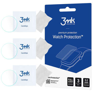 Szkło hybrydowe do Xiaomi Amazfit GTR 4 46mm 3szt 3mk Watch Protection FlexibleGlass 