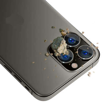 Szkło na kamerę ochrona na aparat obiektyw 3mk Lens Pro do iPhone 14 Pro/ 14 Pro Max Graphite