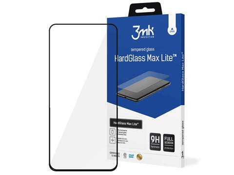 Szkło ochronne 3mk HardGlass Max Lite do Xiaomi Poco x3 NFC Black