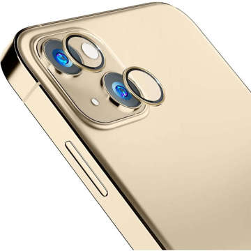 Szkło ochronne na obiektyw telefonu 3mk Lens Protection Pro do Apple iPhone 14 Gold