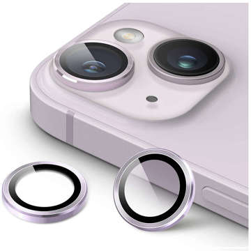 Szkło ochronne na obiektyw telefonu 3mk Lens Protection Pro do Apple iPhone 14 Plus Violet