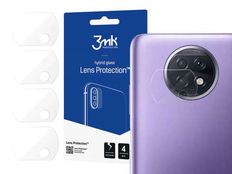 Szkło x4 na kamerę obiektyw 3mk Lens Protection do Redmi Note 9T 5G