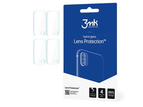 Szkło x4 na kamerę obiektyw 3mk Lens Protection do Xiaomi Mi 10T 5G/ 10T Pro 5G