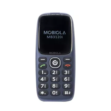 Telefon GSM Mobiola MB3120i Niebieski 2G z dużymi przyciskami dla seniora