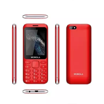 Telefon GSM Mobiola MB3200i 2G czerwony klasyczny dla seniora