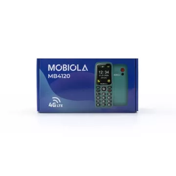 Telefon GSM Mobiola MB4120 4G dla seniora Turkusowy