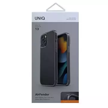 UNIQ etui Air Fender iPhone 13 6,1" szary/smoked grey