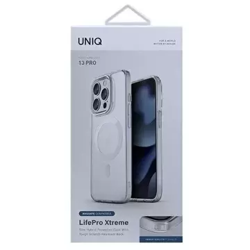 UNIQ etui LifePro Xtreme iPhone 13 Pro / 13 6,1" przezroczysty/crystal clear MagSafe