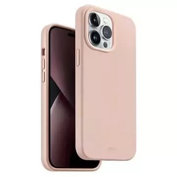 UNIQ etui Lino do Apple iPhone 14 Pro 6,1" różowy/pink blush