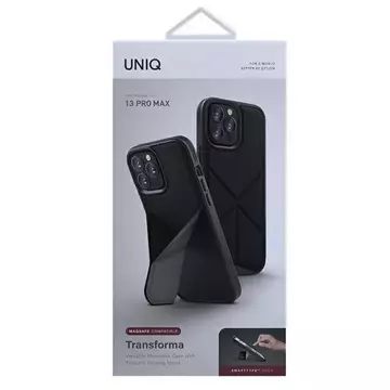 UNIQ etui Transforma iPhone 13 Pro Max 6,7" czarny/ebony black MagSafe