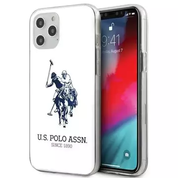 US Polo USHCP12MTPUHRWH iPhone 12/12 Pro 6,1" biały/white Shiny Big Logo