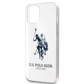 US Polo USHCP12MTPUHRWH iPhone 12/12 Pro 6,1" biały/white Shiny Big Logo