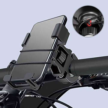 Uchwyt rowerowy zaciskowy na telefon kierownicę roweru na rower motocykl Yesido Bike Holder Czarny