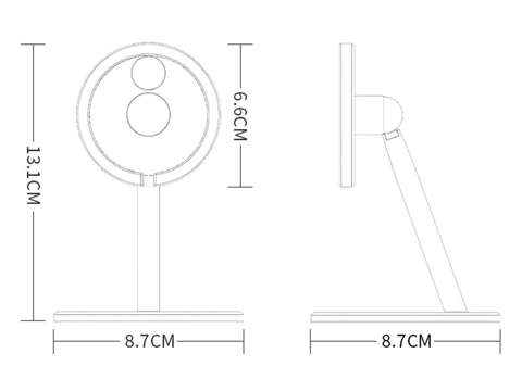 Uchwyt stojak do ładowarki Qi MagSafe na biurko Alogy do iPhone 12 Szary + Ładowarka